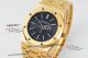 swiss replica Audemars Piguet Royal Oak Extra-Thin 15202 blue face gold case watch (3)_th.jpg